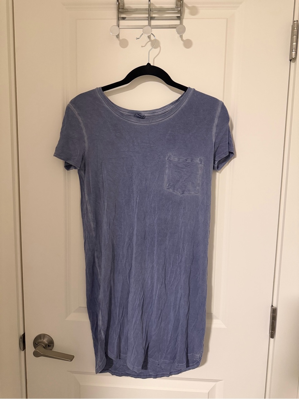 Garage Blue Pocket T-Shirt Dress